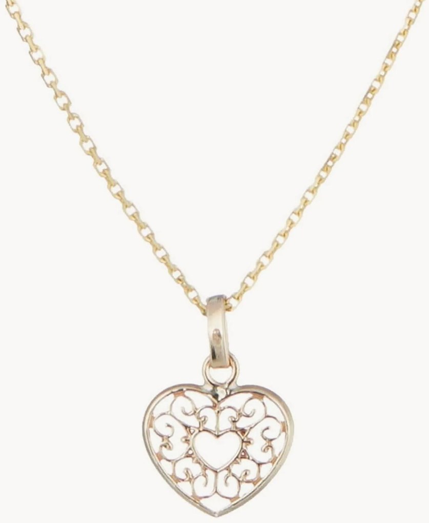 Collana in oro giallo con ciondolo Caurs Arabesque