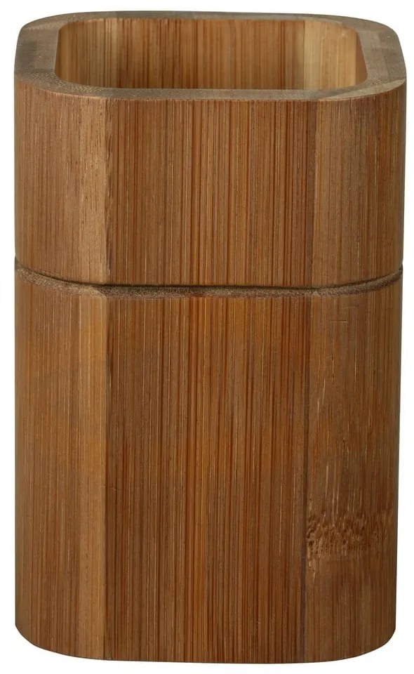Tazza in bambù marrone per spazzolini da denti Serro - Wenko