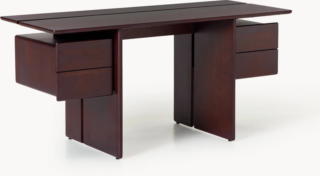 Scrivania in legno di mango con cassetti Lawrence