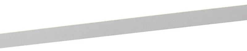 Plafoniera moderna in acciaio con LED integrato 80 cm - Liv