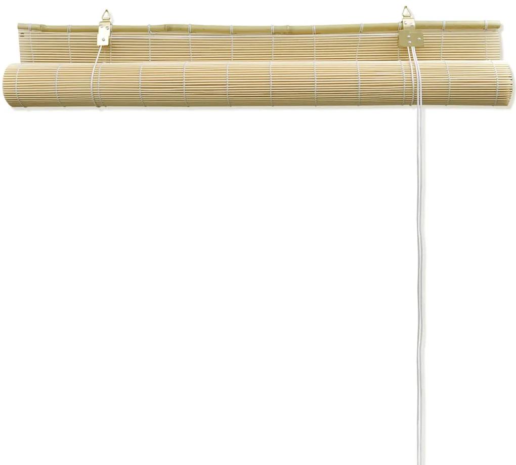 Tende a Rullo in Bambù Naturale 150x220 cm