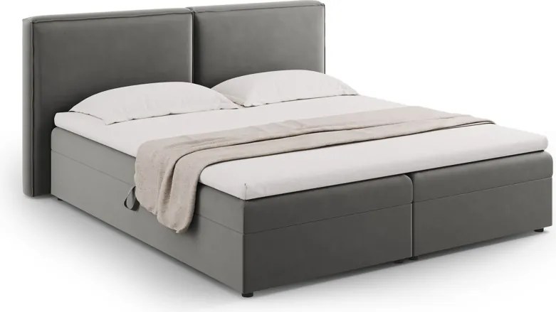 Letto Arendal Boxspring in velluto - 160x200 cm