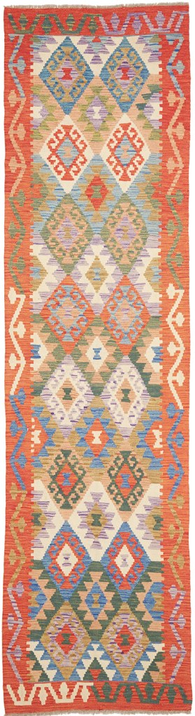 Kilim Tappeto 310 x 80 (Pakistan) Tessuto A Mano