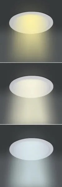 Solight WD140 - Faretto LED da incasso 12W/230V 3000/4000/6000K Ø 17 cm bianco