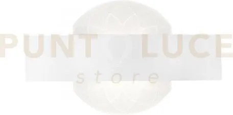 Applique a parete led himalaya bianca 11w 1210lm 4000k 24x5,5x13cm ...