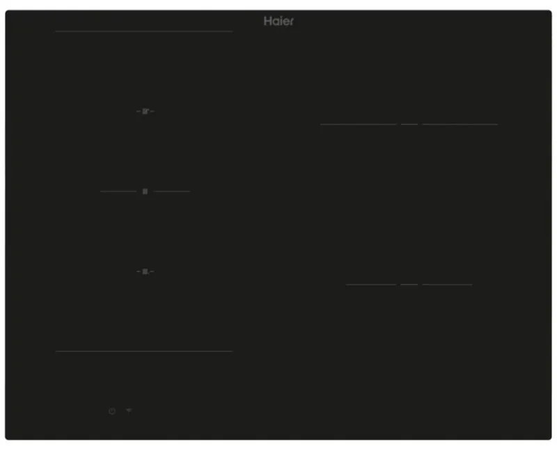 FB54CIRS Nero Da incasso 65 cm Piano cottura a induzione 4 Fornello(i). Colore del prodotto: Nero, Posizionamento dell'apparecchio: Da incasso,