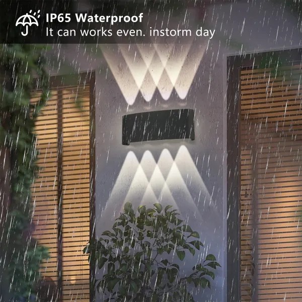 Brilagi - Applique da parete LED per esterni FLAREBOX LED/8W/230V nero IP65