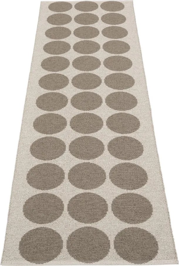 Passatoia da interno/esterno marrone/beige 70x240 cm Hugo Walnut Linen – Pappelina