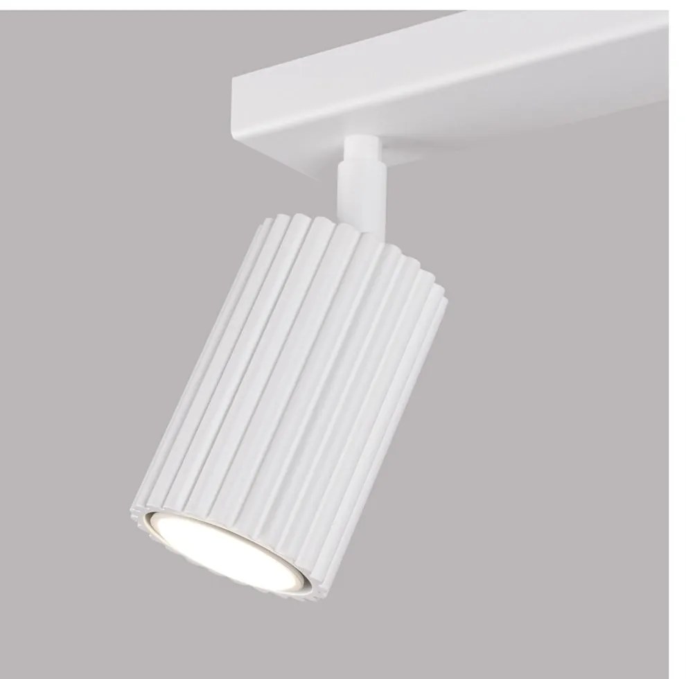 Faretto bianco 6,5x30 cm Gleam – Sollux