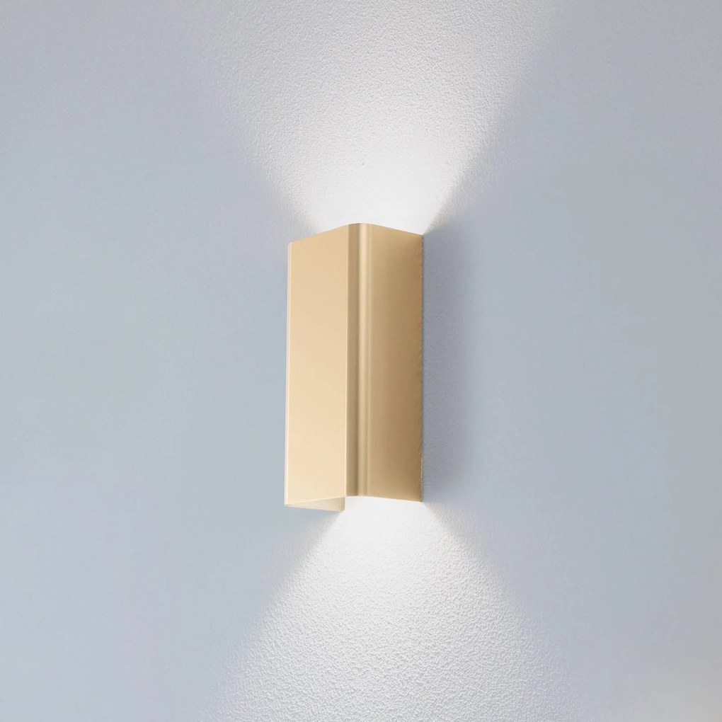Nowodvorski Lighting Applique Bergen, color oro, metallo, altezza 23 cm, GU10