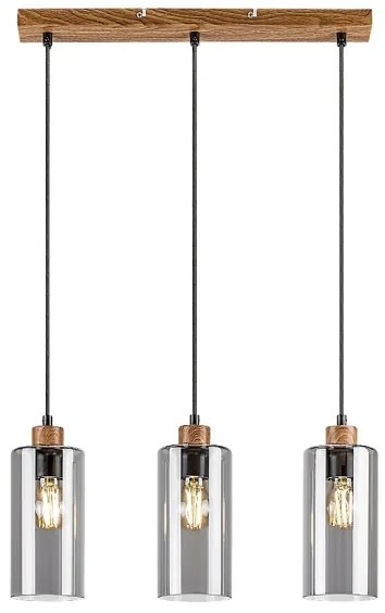 Rabalux 72123 - Lampadario a cavo TANNO 3xE27/25W/230V