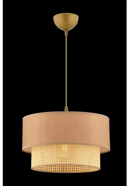 Lampadario a sospensione con cavo ECHO 1xE27/60W/230V beige