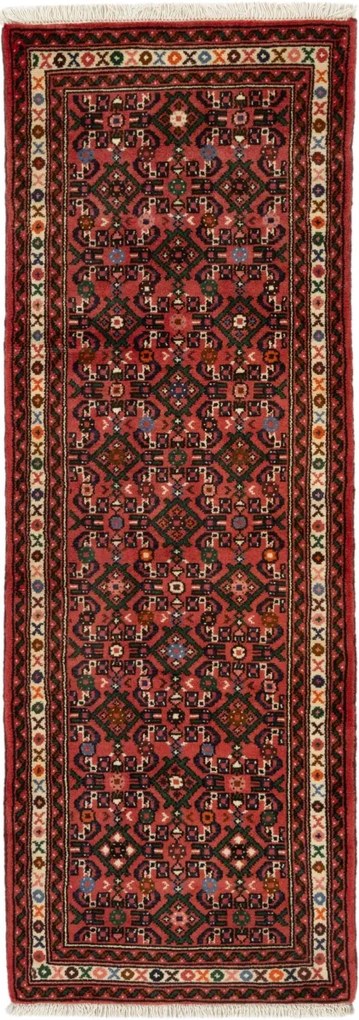Hosseinabad Tappeto 70 x 200 (Iran) Annodato A Mano