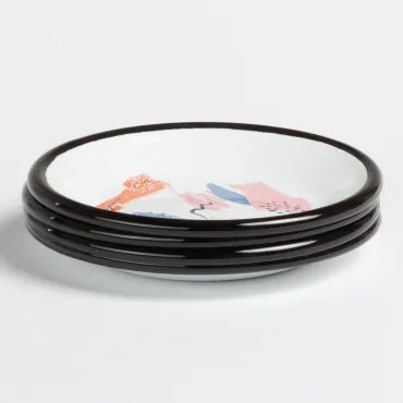 Set di 4 Piatti Ø13,5 cm Magik Multicolore - Sklum
