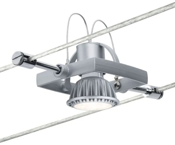 Paulmann 94134 - SET 5x GU5,3/10W Sistema a cavo completo MAC 230V bianco