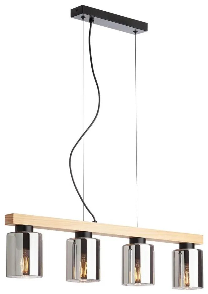 Redo 01-3986 - Lampadario a sospensione con filo ROTIS 4xE27/15W/230V