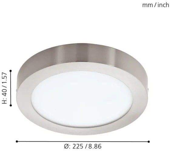 Eglo 96677 - Plafoniera LED RGBW dimmerabile FUEVA-C LED/15,6W/230V BT