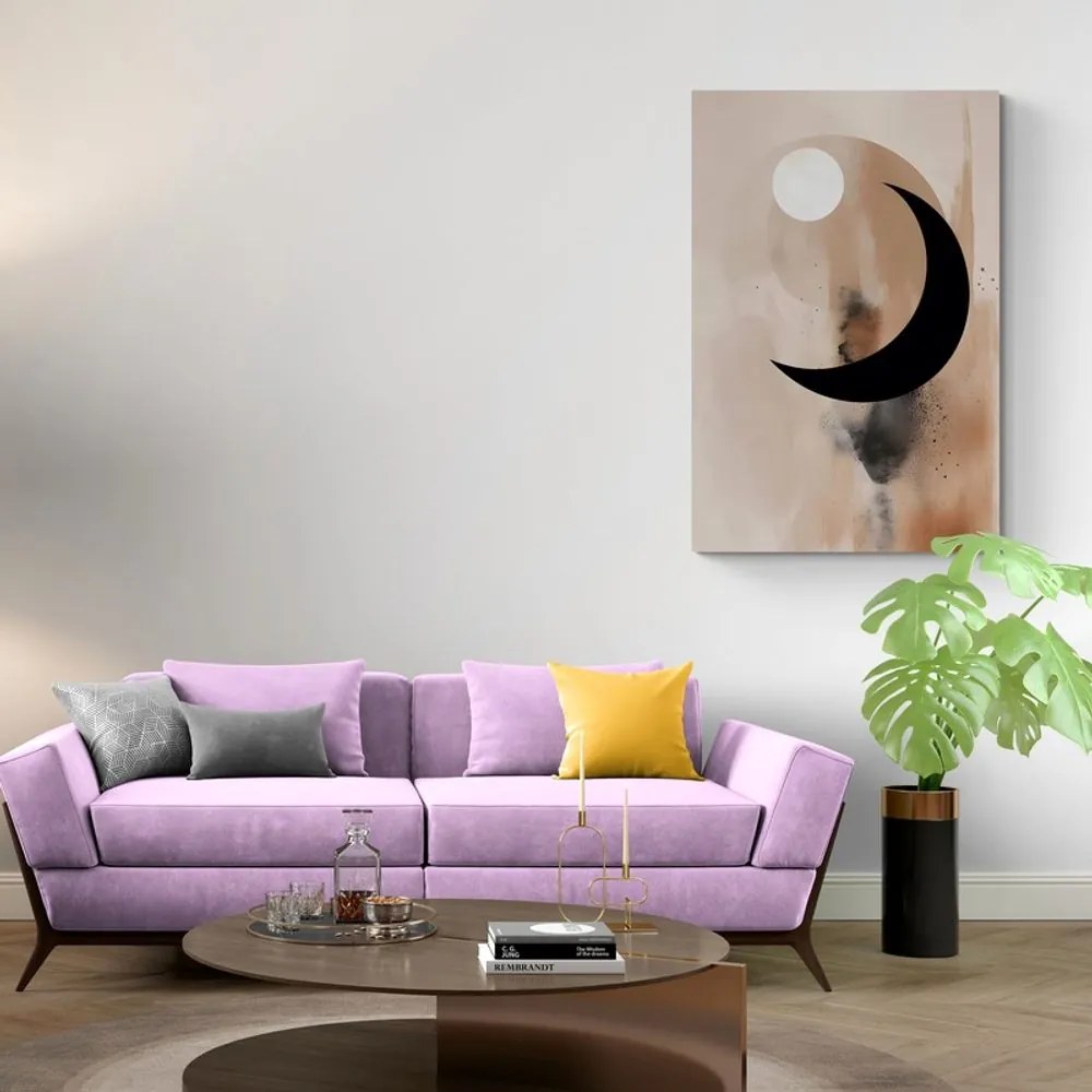 Quadro su tela – Forme astratte giorno e notte