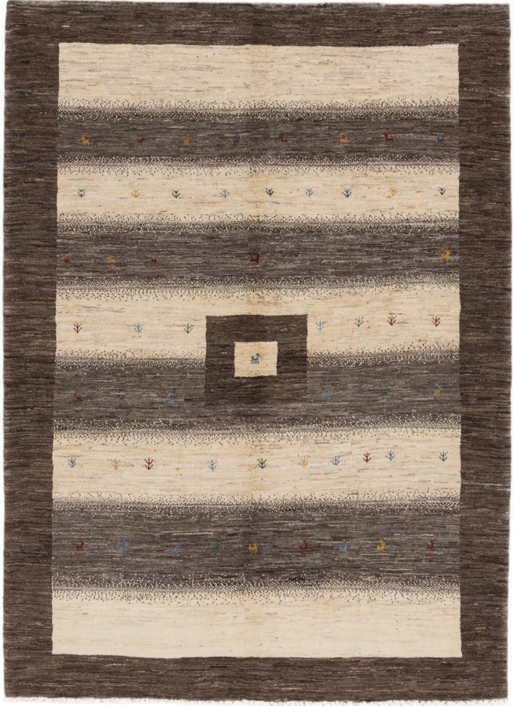 Gabbeh Tappeto 210 x 290 Beige (Iran) Annodato A Mano