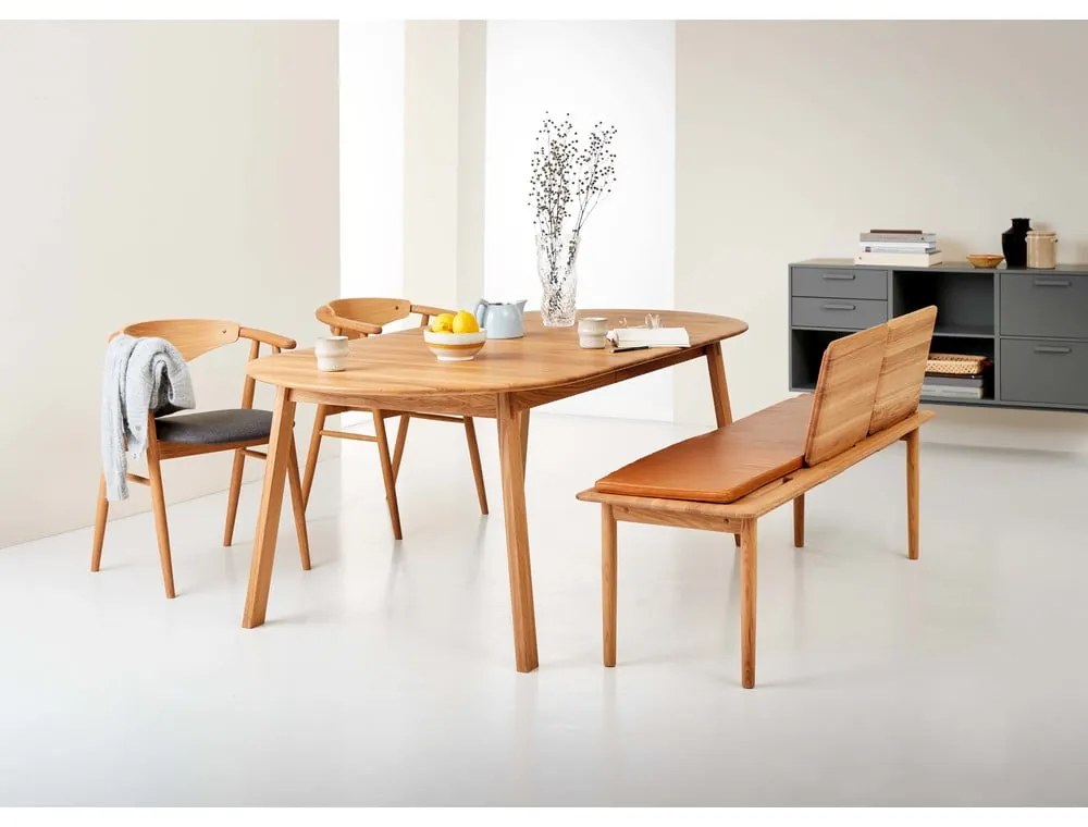 Tavolo da pranzo pieghevole in rovere naturale 100x220 cm Amalfi - Hammel Furniture