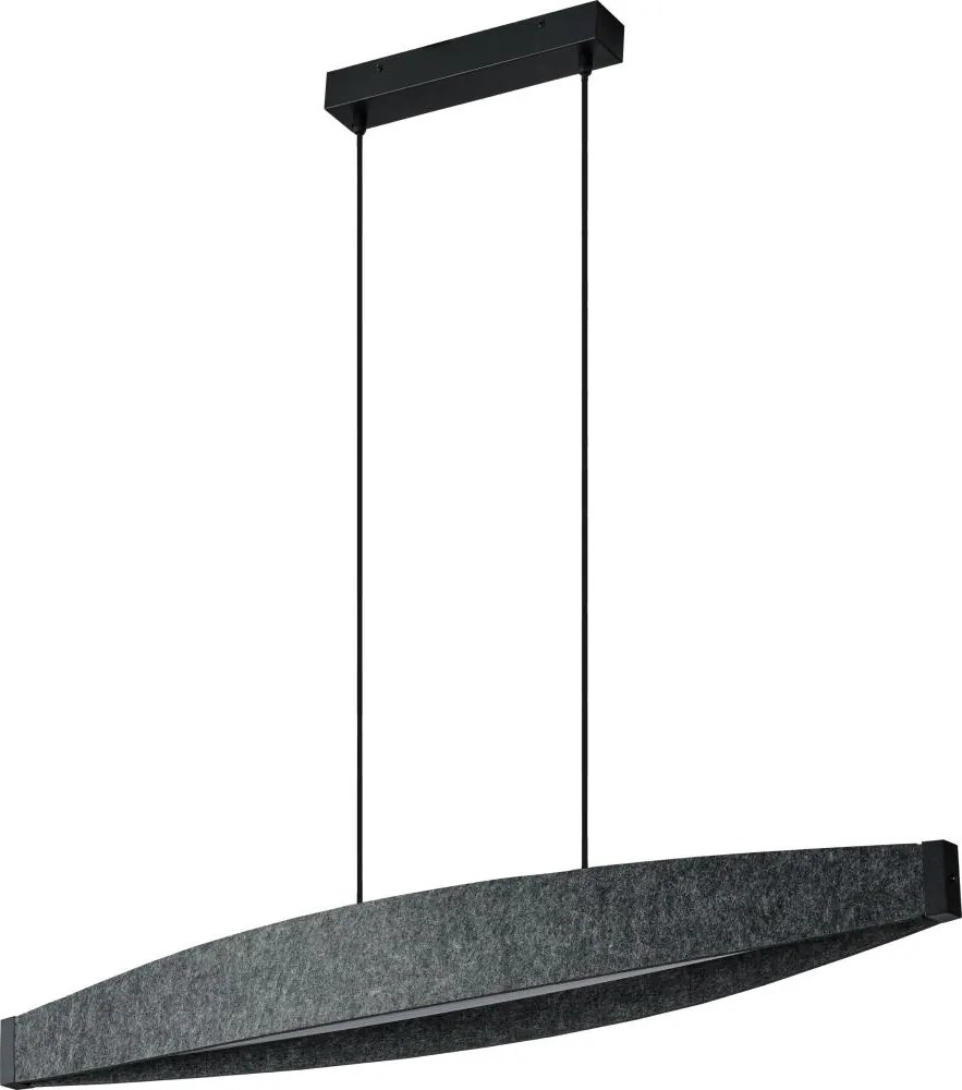 Osram - Lampada a sospensione con cavo DECOR FLAT LED/23W/230V, grigio