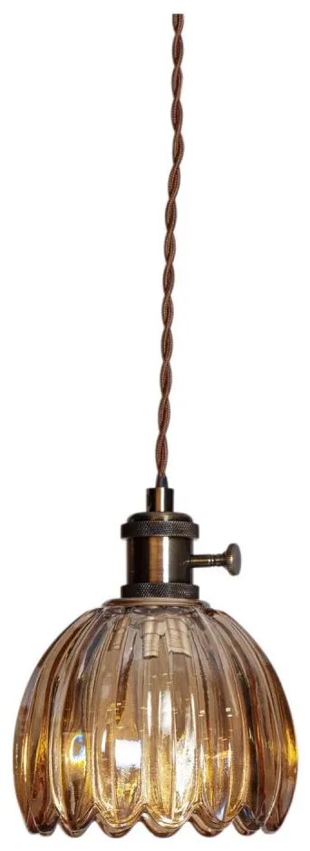 Cottex 8400100-5503 - Lampada a sospensione con cavo NORA 1xE14/5W/230V marrone