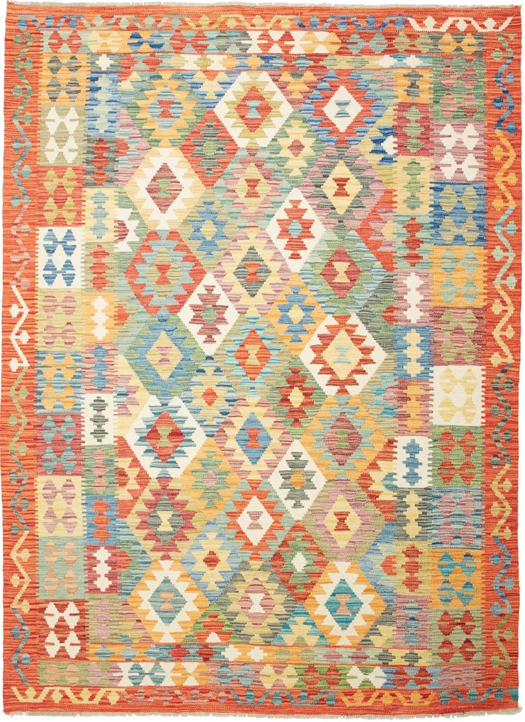 Kilim Tappeto 250x180 (Pakistan) Tessuto A Mano