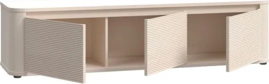 Mobile TV Da Terra 3 Ante 170x40x40 Design Moderno Lehman Sabbia