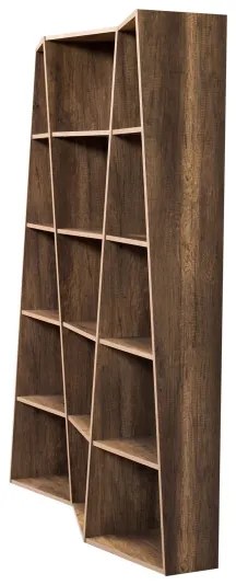 Libreria Trek 3 elementi Noce