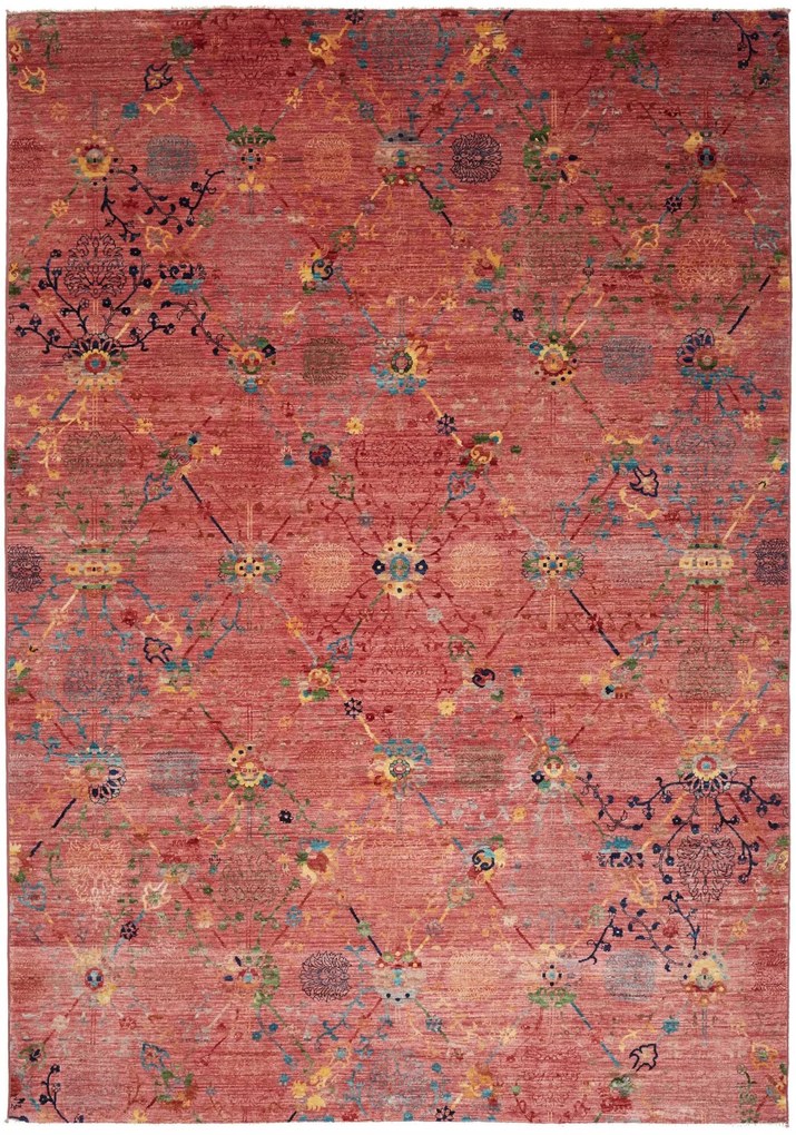 Samarkand Tappeto 290 x 210 Viola (Pakistan) Annodato A Mano