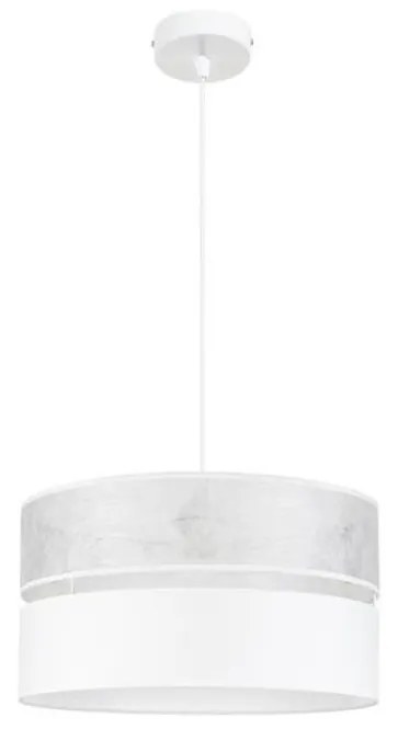 Lampadario su filo LIMA 1xE27/60W/230V bianco