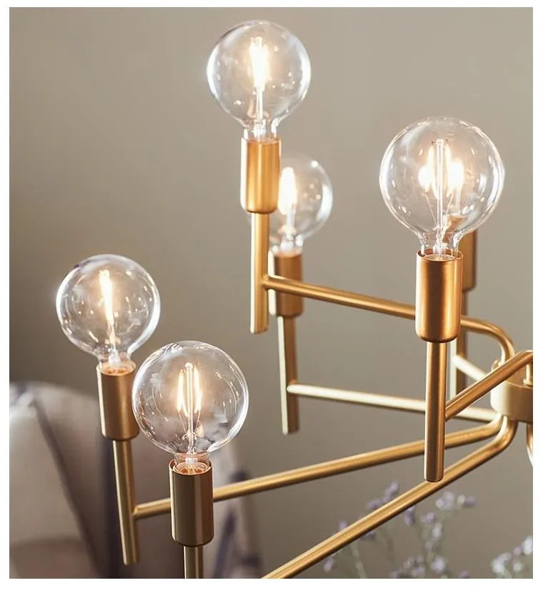 Lampada a sospensione a dodici bracci in oro Regent - Markslöjd