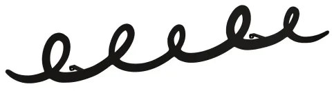 Appendiabiti a parete SING 84x12 cm nero