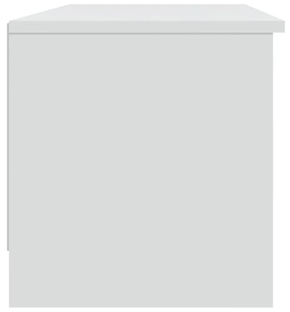 Mobile Porta TV Bianco 102x35,5x36,5 cm in Legno Multistrato