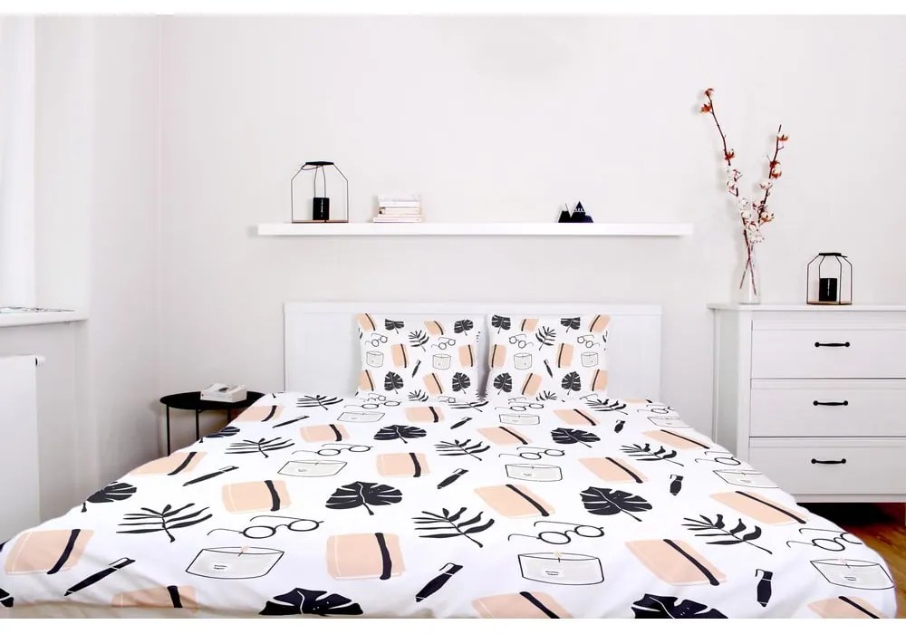 Biancheria da letto in cotone sateen , 135 x 200 cm Hygge Moment - Butter Kings