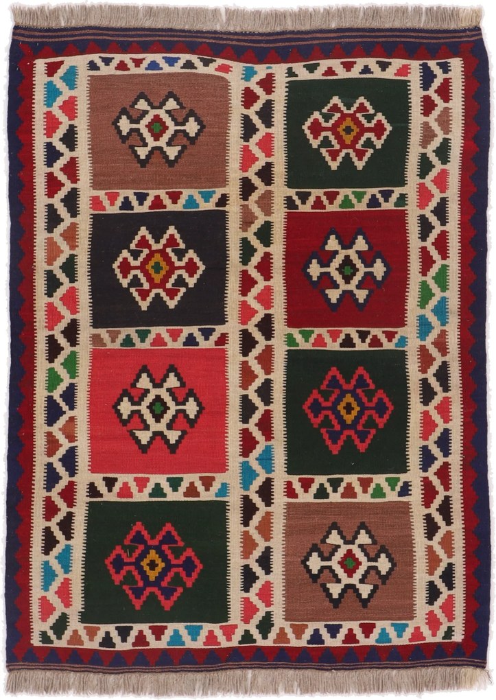Kilim Tappeto persiano 110 x 140 (Iran) Tessuto A Mano