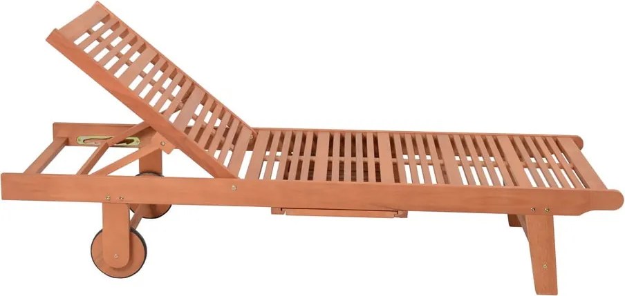 Lettino da giardino in legno color crema-naturale San Diego - Garden Pleasure