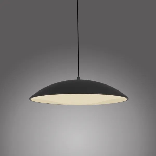 Schöner Wohnen 14606-18-LED Lampada a sospensione dimmerabile su cavo LENTE LED/17W/230V Ø40 cm, nera