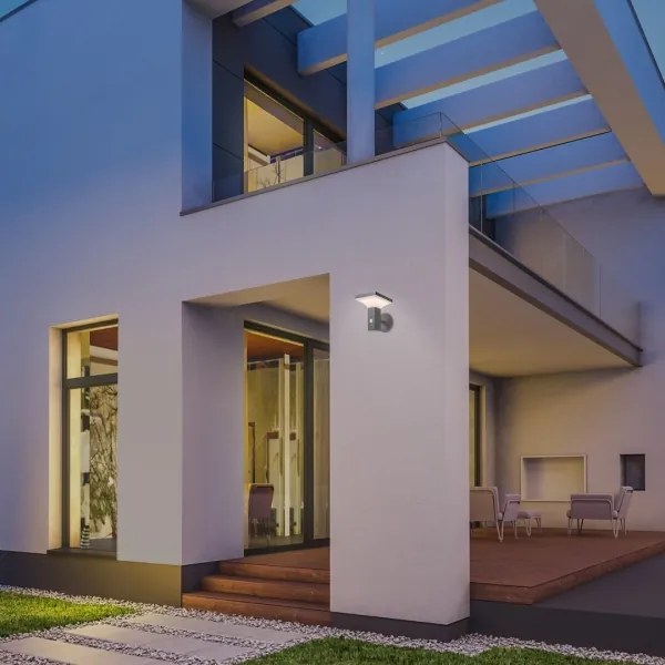 Rabalux 77044 - Lampada solare da parete GELEEN LED/4W/230V IP44 nero