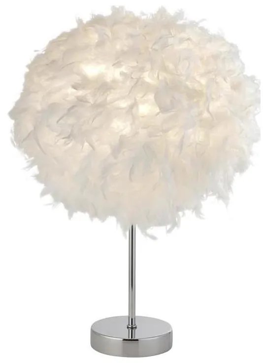 Searchlight EU60392CC - Lampada da tavolo HATTIE 1xE14/60W/230V