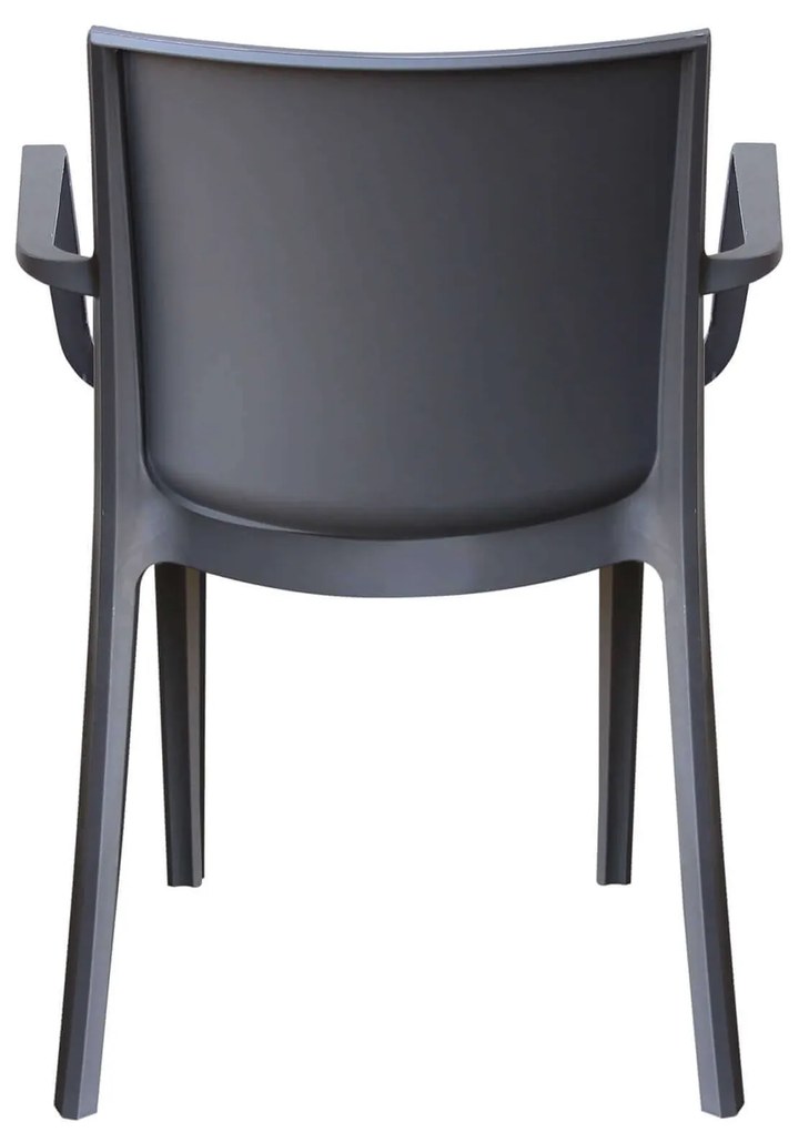 VICTORIA - poltrona in resina impilabile da esterno e interno set da 2