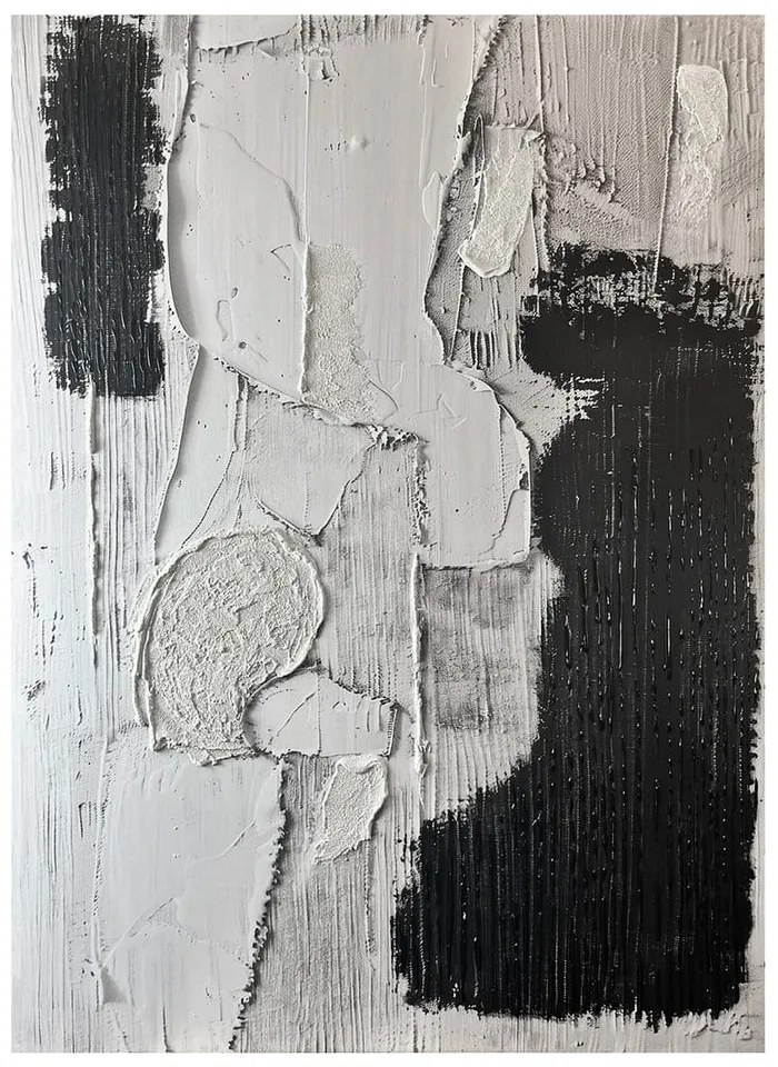 Quadro con elementi dipinti a mano 70x100 cm Touch – Styler