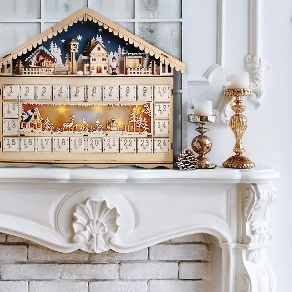 Brilagi - Calendario dell'Avvento a LED LED/2xAA pino