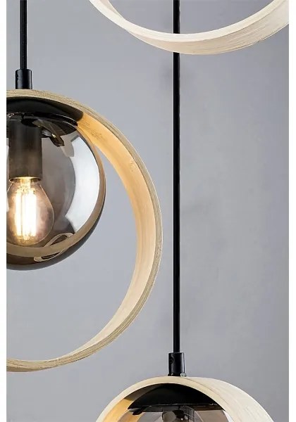 Rabalux 72063 - Lampadario a sospensione con filo PEYTON 3xE14/15W/230V