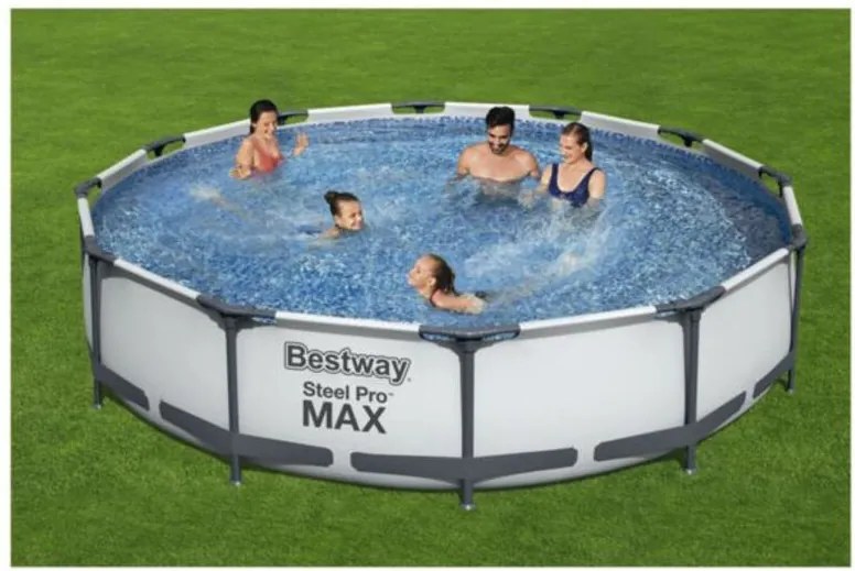 Piscine Ronde Hors Sol Steel Pro Max 366 X 76 Cm