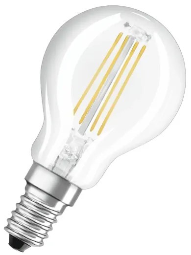 Lampadina LED FILAMENT P40 E14/4W/230V 2700K - Osram