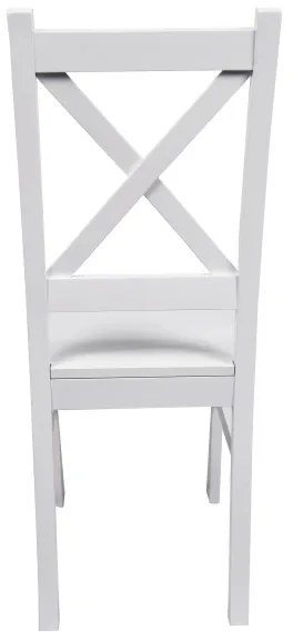 Sedia da pranzo NATE bianca