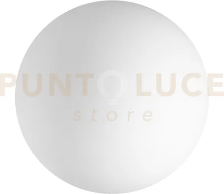 Mapa single solo vetro sfera d.40cm bianco