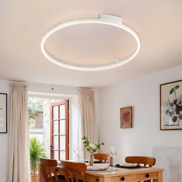 Brilagi - Lampada LED dimmerabile PORTOFINO LED/60W/230V Ø 80 cm bianca + telecomando