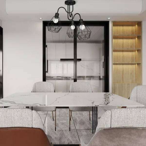 Lampadario a plafone BERGEN 3xE27/60W/230V